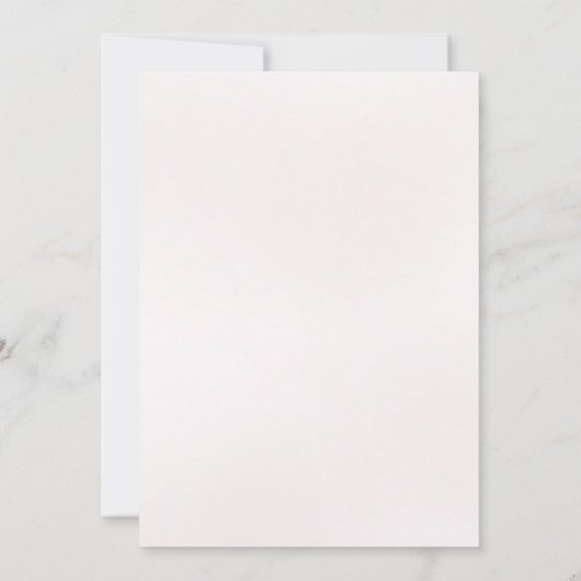 Moderne roze Roos Floral Gold Lijst Weddenschap I Kaart (Achterkant)