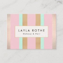 Moderne roze, Roos gouden stroop Visitekaartje