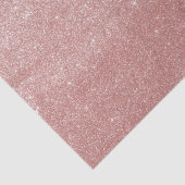 Moderne Roze Roze Gouden Glitter Bruiloft Tissuepapier (Detail)