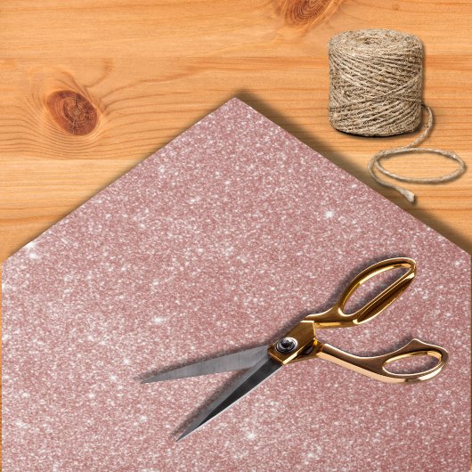 Moderne Roze Roze Gouden Glitter Bruiloft Tissuepapier