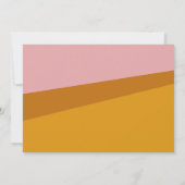 Moderne roze roze rand Persoonlijke naam Notitiekaartje (Achterkant)