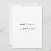 Moderne roze roze roze vlek sparen de Kaart van de (Achterkant)