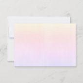 Moderne Roze Roze Vlinders Bruiloft Bedankkaart (Achterkant)