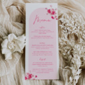 Moderne roze Rozen van Vrijgezellenfeest Menu