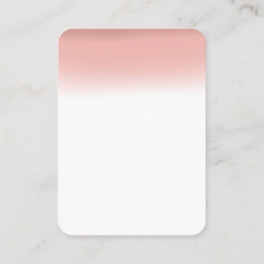 Moderne roze RSVP met QR-code Informatiekaartje (Achterkant)