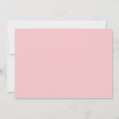 Moderne Roze Save The Date (Achterkant)
