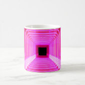Moderne roze Sci Fi pop Koffiemok (Center)