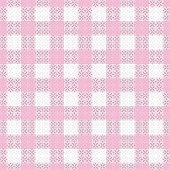 Moderne Roze Servetten Persoonlijk Geruit Accent
