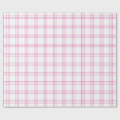 Moderne roze speldenband |Groot patroon| Verpakkin Cadeaupapier (Vlak)