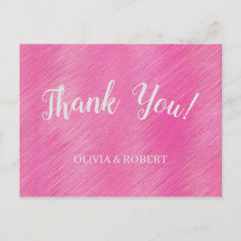 Moderne roze stof op hout briefkaart