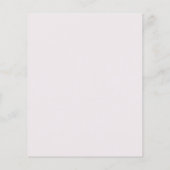 Moderne roze strepen Elegante budget bruiloft uitn Flyer (Achterkant)