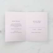 Moderne Roze Strepen Elegante Trouw (Binnen)