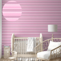 Moderne Roze Strepen Peel en Stick Zachte Pastel