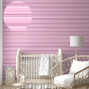 Moderne Roze Strepen Peel en Stick Zachte Pastel Behang