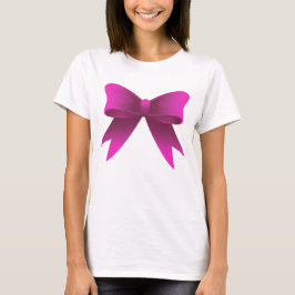 Moderne Roze Strik Tegen Borstkanker T-shirt