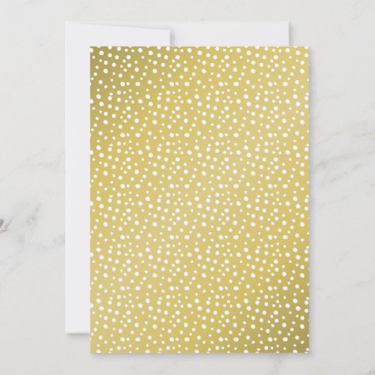 Moderne roze stripes Gold Custom Afstudeerder Part Kaart (Achterkant)