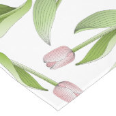 Moderne roze Tulp-ventilator Medium Tafelloper (Hoek)