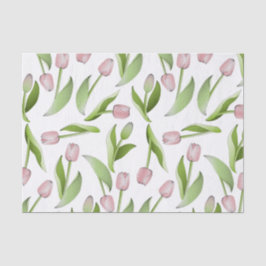Moderne roze Tulp-ventilator Tissuepapier