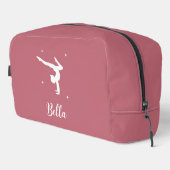 Moderne Roze Turnen Dans Fitness Reizen Toilettasje (Rechterhoek)
