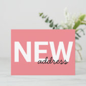 Moderne roze Typografie Bewegende Aankondiging (Staand voorkant)