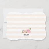 Moderne roze uithouwers kaart (Achterkant)