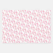 Moderne roze Valentijnsdag die papier S verpakt Inpakpapier Vel (Voorkant 2)