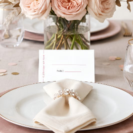 Moderne Roze Vouw Bat Mitzvah Plaatskaart Plaatskaartje