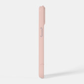Moderne Roze Vrouwelijke Script Monogram iPhone 15 Case (Rechterkant)