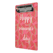Moderne roze watermeloen, zomer mini klembord (Angled2)