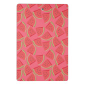 Moderne roze watermeloen, zomer mini klembord (Achterkant)