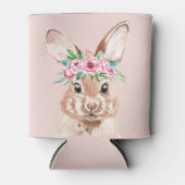 Moderne roze Waterverf bundel met bloemen Blikjeskoeler (Voorkant)