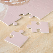 Moderne roze Waterverf bundel met bloemen Legpuzzel (Zijkant)