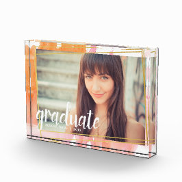 Moderne roze Waterverf Klasse van het Blok van de 