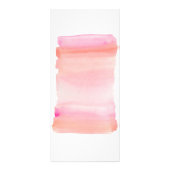 Moderne roze Waterverf penseelstreek Reclamekaart (Achterkant)