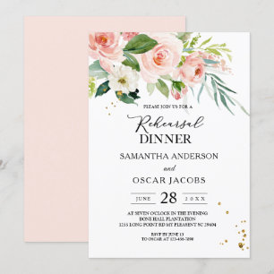 Moderne roze Waterverf schoonheidsbloemen en blade Kaart