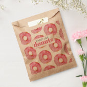 Moderne Roze Waterverf Zoete Als Donuts Citaat Bedankzakje (Gezegeld)