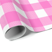 Moderne roze witte buffels cadeaupapier (Rol Hoek)