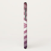 Moderne Roze & Witte Gradatie Vierkanten Case-Mate iPhone Case (Achterkant/links)