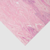 Moderne roze witte marmerverf Abstract ontwerp Tissuepapier (Detail)
