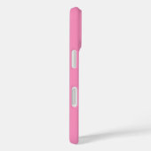 Moderne Roze Witte Monogram Naam Case-Mate iPhone Case (Achterkant / Rechts)