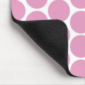 MODERNE ROZE, WITTE STIPPEN MUISMAT (Hoek)