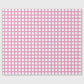 Moderne roze witte vleid, gevarieerd patroon cadeaupapier (Vlak)