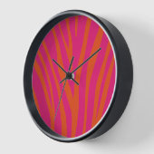 Moderne roze zebra huid kleurig uniek (Hoek)