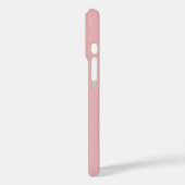 Moderne Roze Zwart Monogram Naam Case-Mate iPhone Case (Achterkant / Links)