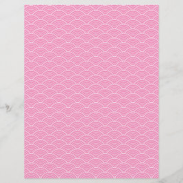 Moderne roze zwarte Japanse golfbrekerpapier