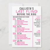 Moderne roze zwarte rondweg kaart (Voorkant)