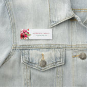 Moderne Rozen bloemen voor de Waterverf van Floren Naamplaatje (In situ)