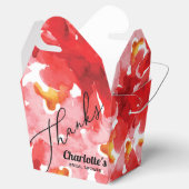 Moderne Rozen Bruidsdouche Bedankdoosjes (Geopend)