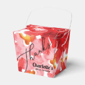 Moderne Rozen Bruidsdouche Bedankdoosjes (Voorkant Zijde)