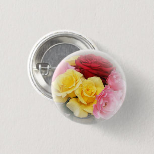 Moderne Rozen Button